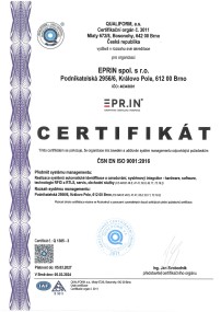 ISO 9001-2016 CZ